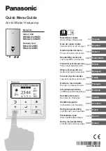 Panasonic Aquarea WH-SDC16H6E5 Quick Manual предпросмотр