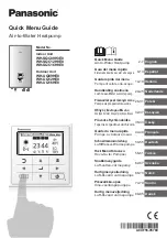 Panasonic Aquarea WH-SQC09H3E8 Quick Manual предпросмотр