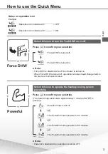 Предварительный просмотр 3 страницы Panasonic Aquarea WH-SXC09H3E5 Quick Manual