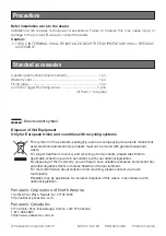 Preview for 5 page of Panasonic Arbitrator WV-TW37003 Operating Instructions