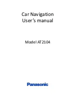 Preview for 1 page of Panasonic AT2104 User Manual