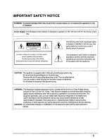 Предварительный просмотр 3 страницы Panasonic ATH1915DA - BROADCAST MONITOR Operating Instructions Manual