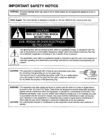 Предварительный просмотр 3 страницы Panasonic ATH3015W - HDTV MONITOR Operating Instructions Manual