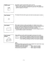 Предварительный просмотр 9 страницы Panasonic ATH3015W - HDTV MONITOR Operating Instructions Manual