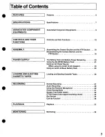 Предварительный просмотр 3 страницы Panasonic AU-45H-p Operating Instructions Manual