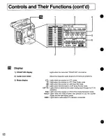 Предварительный просмотр 12 страницы Panasonic AU-45H-p Operating Instructions Manual