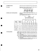 Предварительный просмотр 13 страницы Panasonic AU-45H-p Operating Instructions Manual