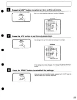 Предварительный просмотр 53 страницы Panasonic AU-45H-p Operating Instructions Manual