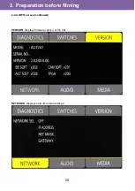 Предварительный просмотр 20 страницы Panasonic AU-EVA1 Manual