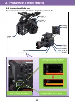 Предварительный просмотр 22 страницы Panasonic AU-EVA1 Manual