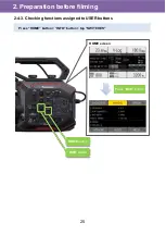 Предварительный просмотр 25 страницы Panasonic AU-EVA1 Manual