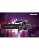 Panasonic AU-EVA1 Setup Manual preview