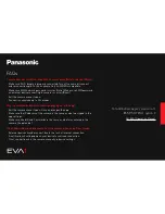 Preview for 8 page of Panasonic AU-EVA1 Setup Manual