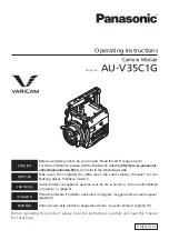 Preview for 17 page of Panasonic AU-V35C1G Operating Instructions Manual