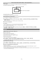 Предварительный просмотр 72 страницы Panasonic AU-V35LT1G Operating Manual