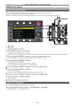 Предварительный просмотр 134 страницы Panasonic AU-V35LT1G Operating Manual