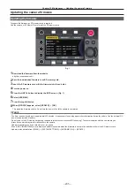 Предварительный просмотр 205 страницы Panasonic AU-V35LT1G Operating Manual