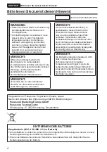 Preview for 4 page of Panasonic AU-VEXT1G Operating Instructions Manual