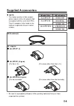 Preview for 7 page of Panasonic au-xpd1 Operating Instructions Manual