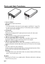 Preview for 8 page of Panasonic au-xpd1 Operating Instructions Manual