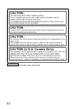 Preview for 4 page of Panasonic AU-XPD3E Operating Instructions Manual