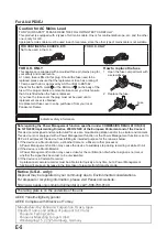 Предварительный просмотр 6 страницы Panasonic AU-XPD3E Operating Instructions Manual