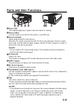 Preview for 11 page of Panasonic AU-XPD3P Operating Instructions Manual