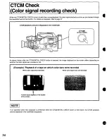 Preview for 34 page of Panasonic AU45H - PORTABLE MII DECK Operating Instructions Manual