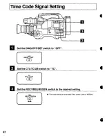 Preview for 42 page of Panasonic AU45H - PORTABLE MII DECK Operating Instructions Manual