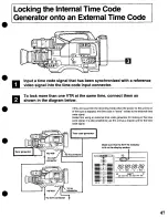 Preview for 47 page of Panasonic AU45H - PORTABLE MII DECK Operating Instructions Manual