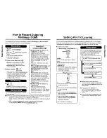 Preview for 3 page of Panasonic Auto-Logic KX-T1720 Operating Instructions Manual
