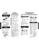 Preview for 5 page of Panasonic Auto-Logic KX-T1720 Operating Instructions Manual