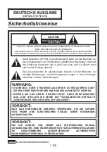 Preview for 16 page of Panasonic AV-HS04M1 Operating Instructions Manual