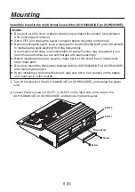 Preview for 10 page of Panasonic AV-HS04M2 Operating Instructions Manual