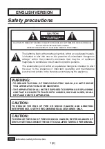 Preview for 2 page of Panasonic AV-HS04M8 Operating Instructions Manual