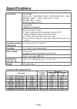 Preview for 14 page of Panasonic AV-HS04M8 Operating Instructions Manual