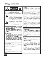 Preview for 2 page of Panasonic AV-HS300 Operating Instructions Manual