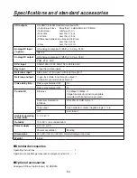 Preview for 54 page of Panasonic AV-HS300 Operating Instructions Manual