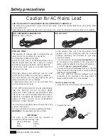 Preview for 3 page of Panasonic AV-HS400AE Operating Instructions Manual