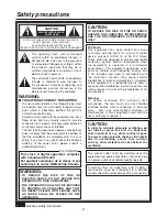 Preview for 2 page of Panasonic AV-HS450 Operating Instructions Manual