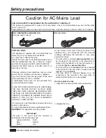 Preview for 3 page of Panasonic AV-HS450E Operating Instructions Manual