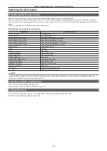 Preview for 78 page of Panasonic AV-HS6000 Operating Manual