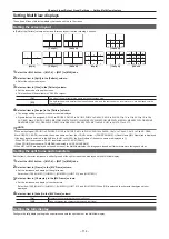 Preview for 114 page of Panasonic AV-HS6000 Operating Manual