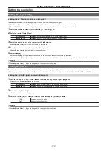 Preview for 120 page of Panasonic AV-HS6000 Operating Manual