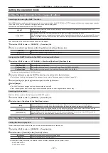 Preview for 121 page of Panasonic AV-HS6000 Operating Manual