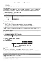 Preview for 122 page of Panasonic AV-HS6000 Operating Manual