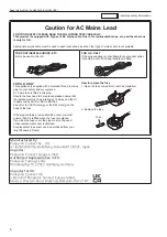 Preview for 6 page of Panasonic AV-HS60U1E Operating Instructions Manual