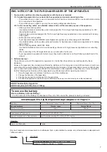 Preview for 7 page of Panasonic AV-HS60U1E Operating Instructions Manual