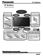 Panasonic AV Speaker Parts Manual preview