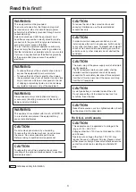 Preview for 3 page of Panasonic AV-UHS500 Operating Instructions Manual